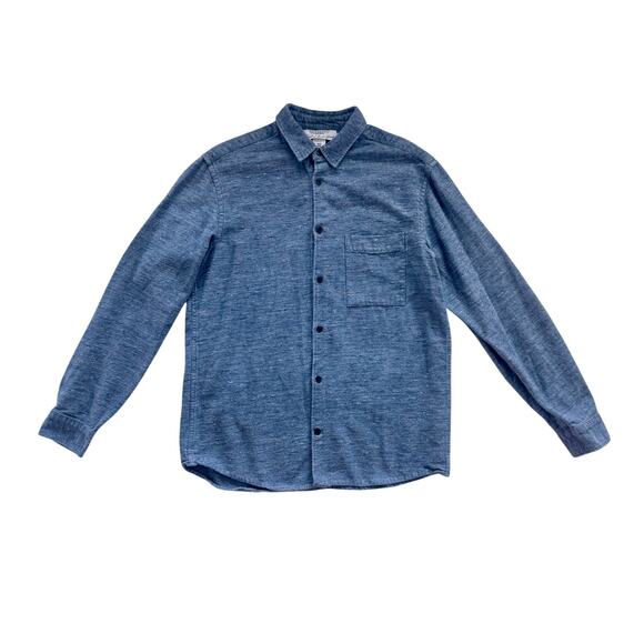 LOGG Other - LOGG Casual Collared Button Down Shirt 100% Cotton Mens Size Medium Blue